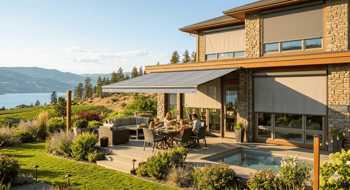 Why Okanagan Homes Need Exterior Shade Solutions