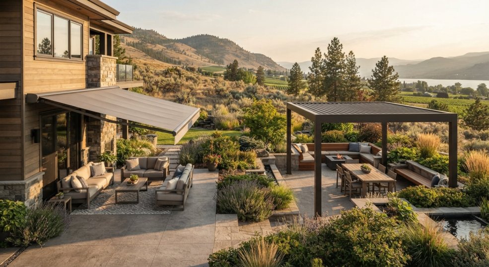 Awnings vs Pergolas: Which Is Better for Okanagan Backyards?